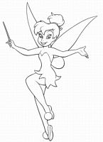 kolorowanki Dzwoneczek Disney malowanka elfy dla dziewczyn wróżka numer  37